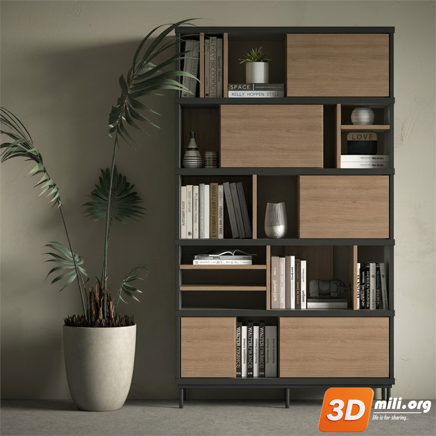 Bookcase Skp Files